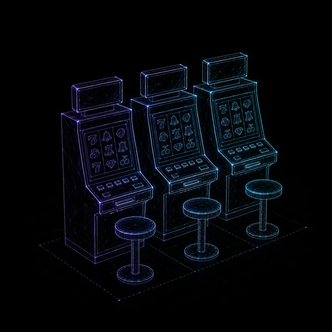 Wireframe poker machines, hotels clubs and RSL self-exclusion